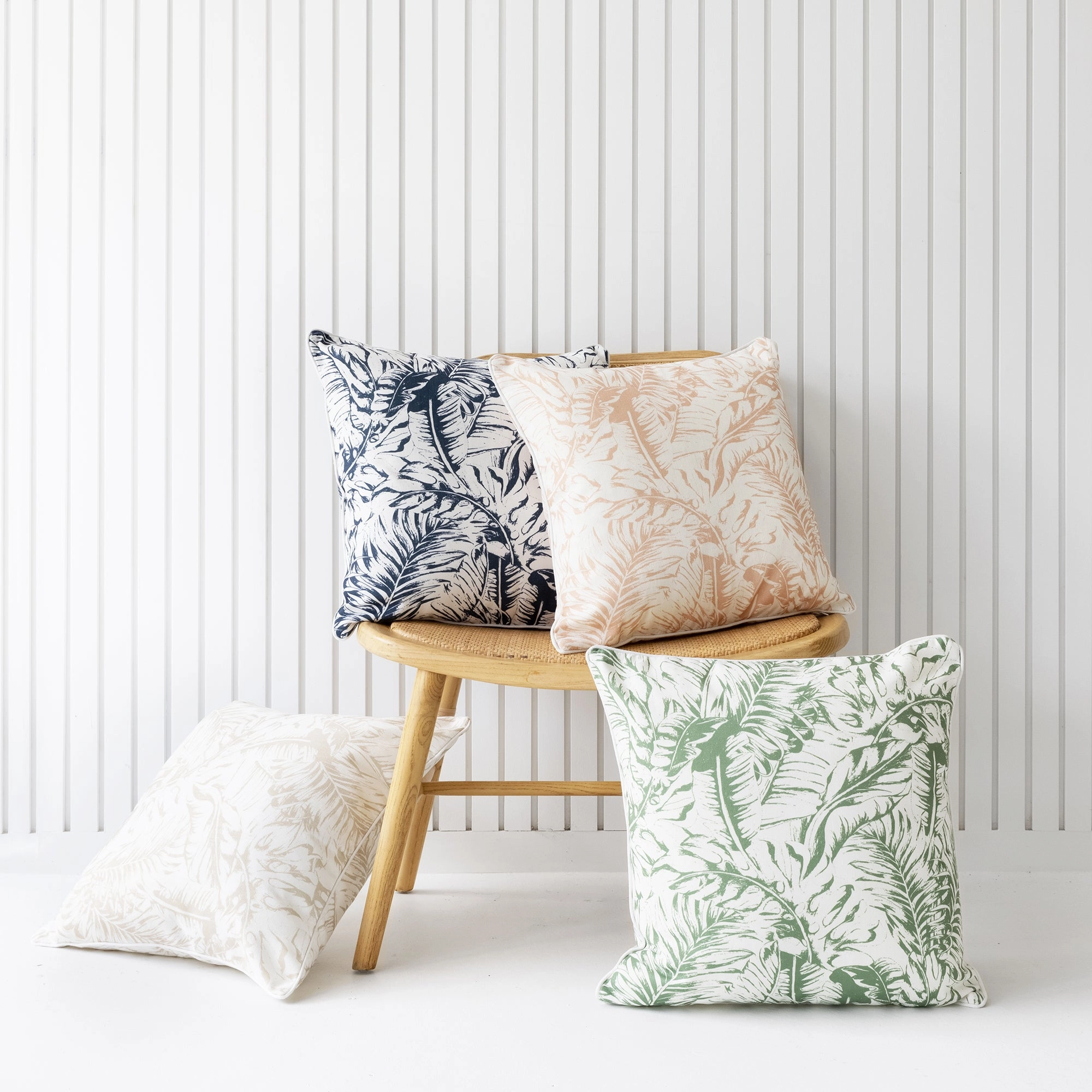 Cocoon Breeze Navy Outdoor Cushion 50 x 50cm by Zaab