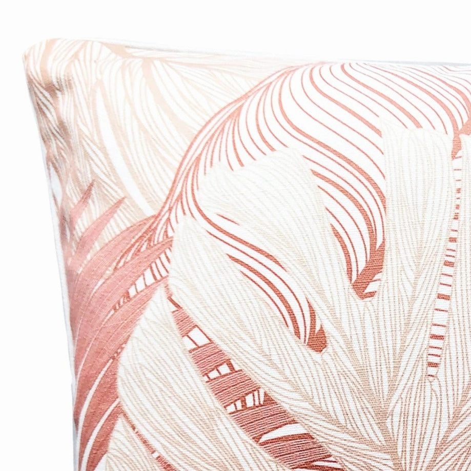 Cocoon Leaf Blush Outdoor Cushion 50 x 50cm by Zaab