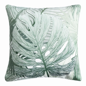 Cocoon Leaf Green Outdoor Cushion 50 x 50cm by Zaab