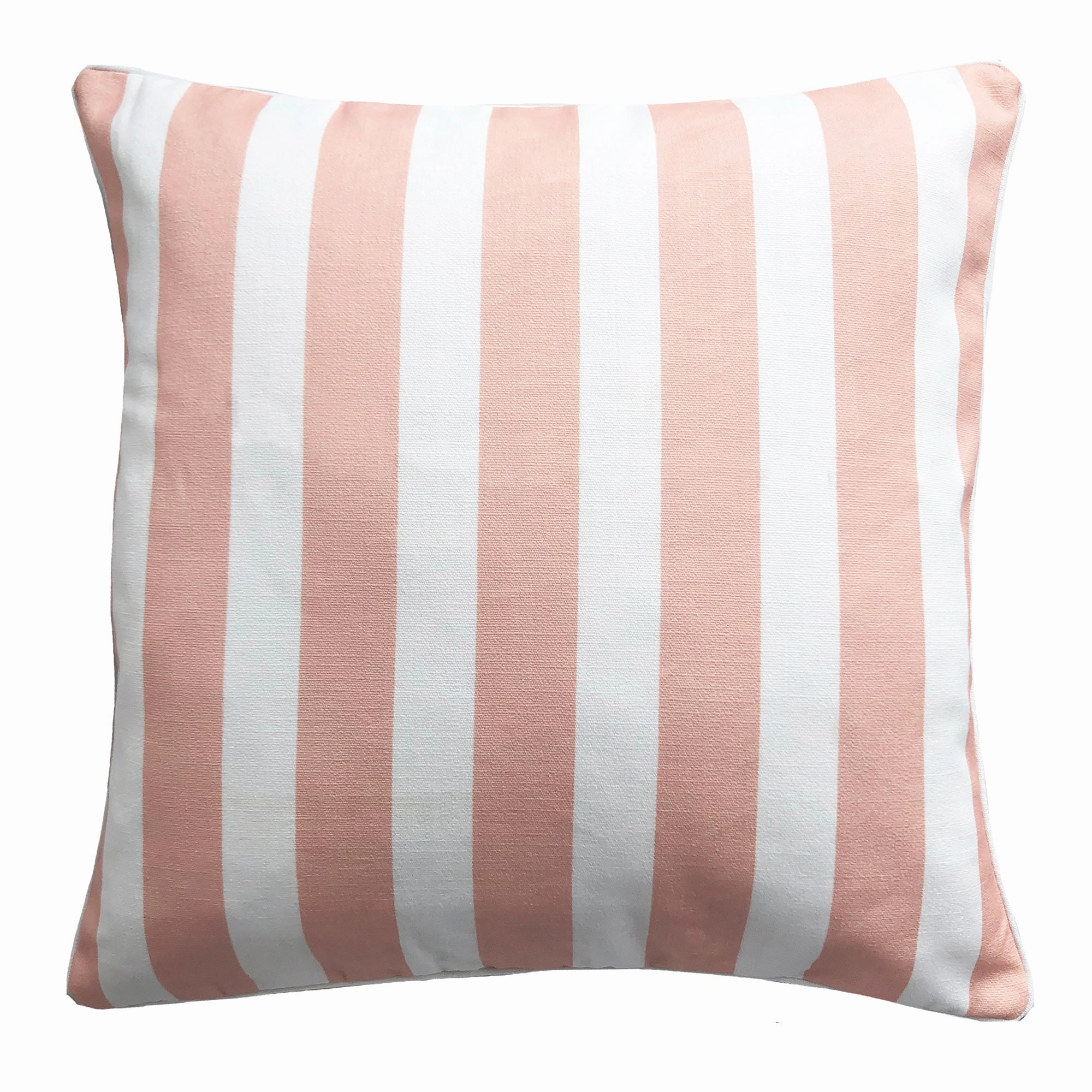 Cocoon Stripe Blush Square Filled Cushion 50 x 50cm by Zaab