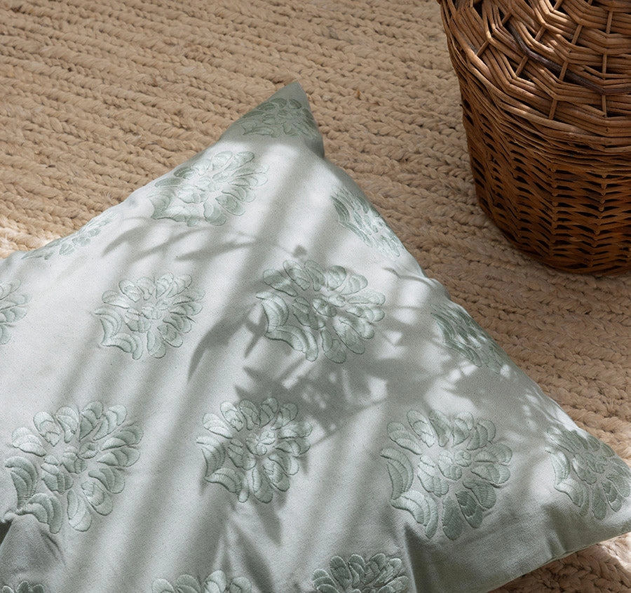 Cora 50x50cm Filled Cushion Eucalyptus