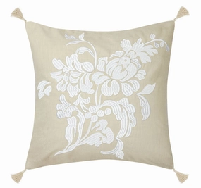 Coralie 48x48cm Filled Cushion Linen