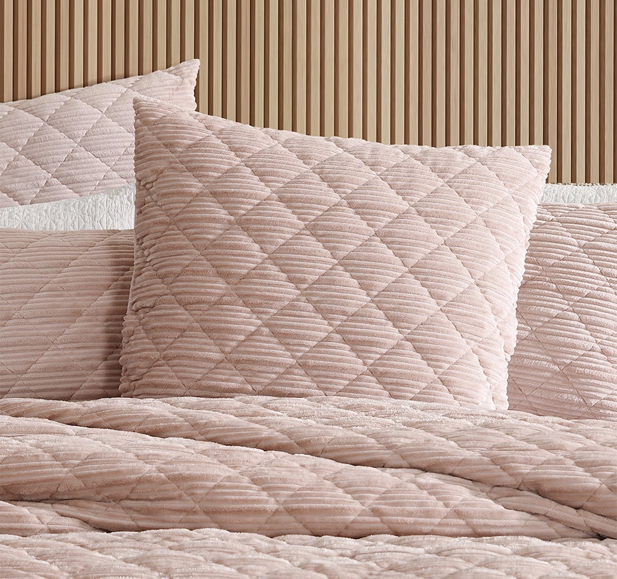 Corbin European Pillowcase Blush