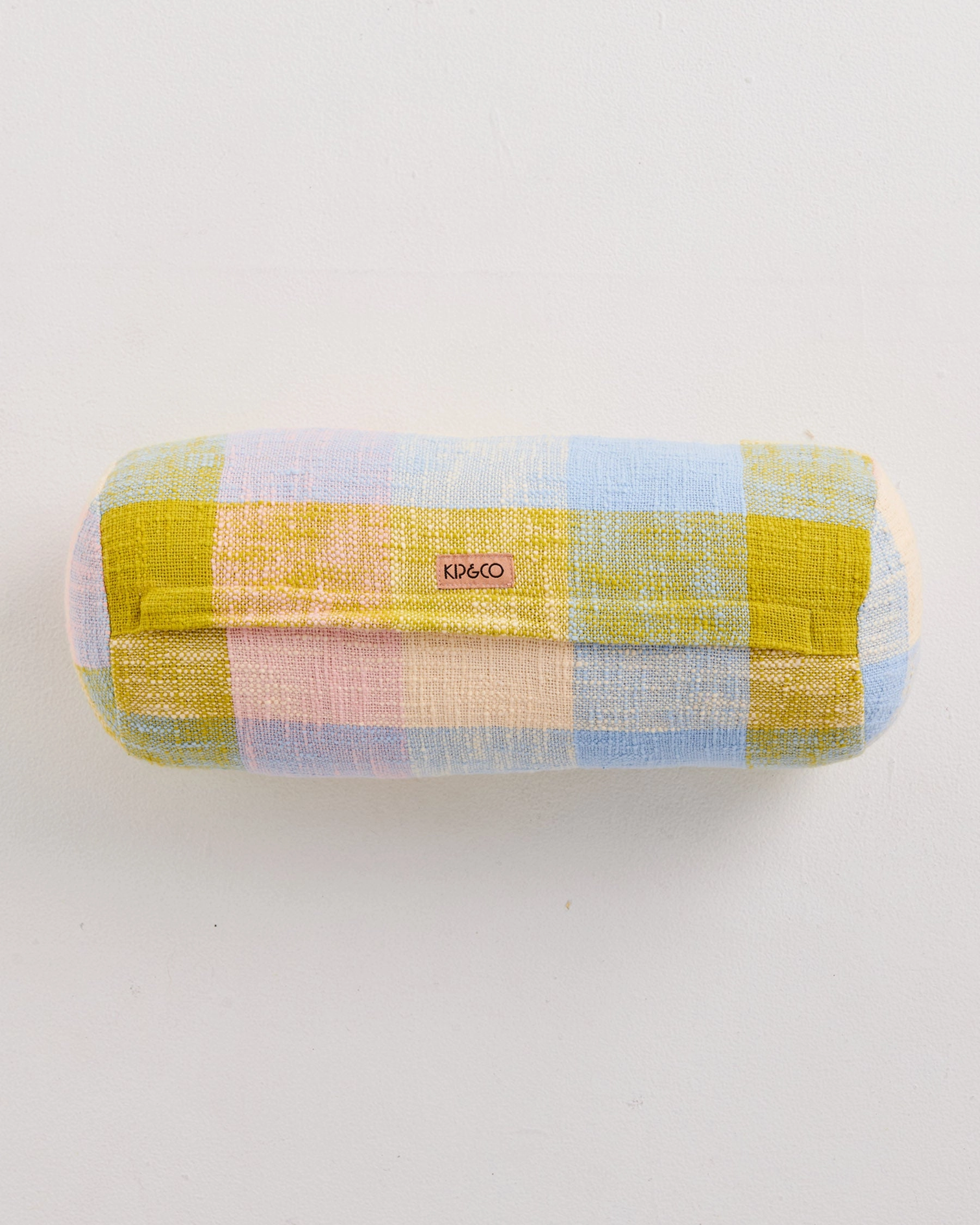 Corfu Tartan Woven Bolster Cushion