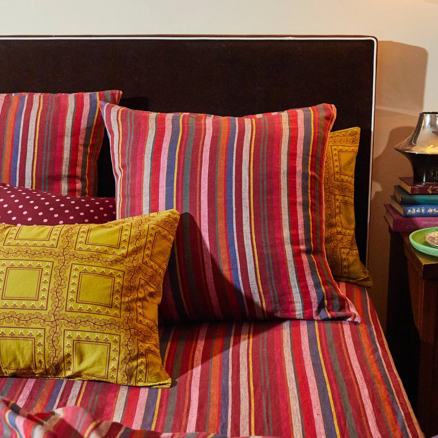 Corinne Linen Euro Pillowcase Set