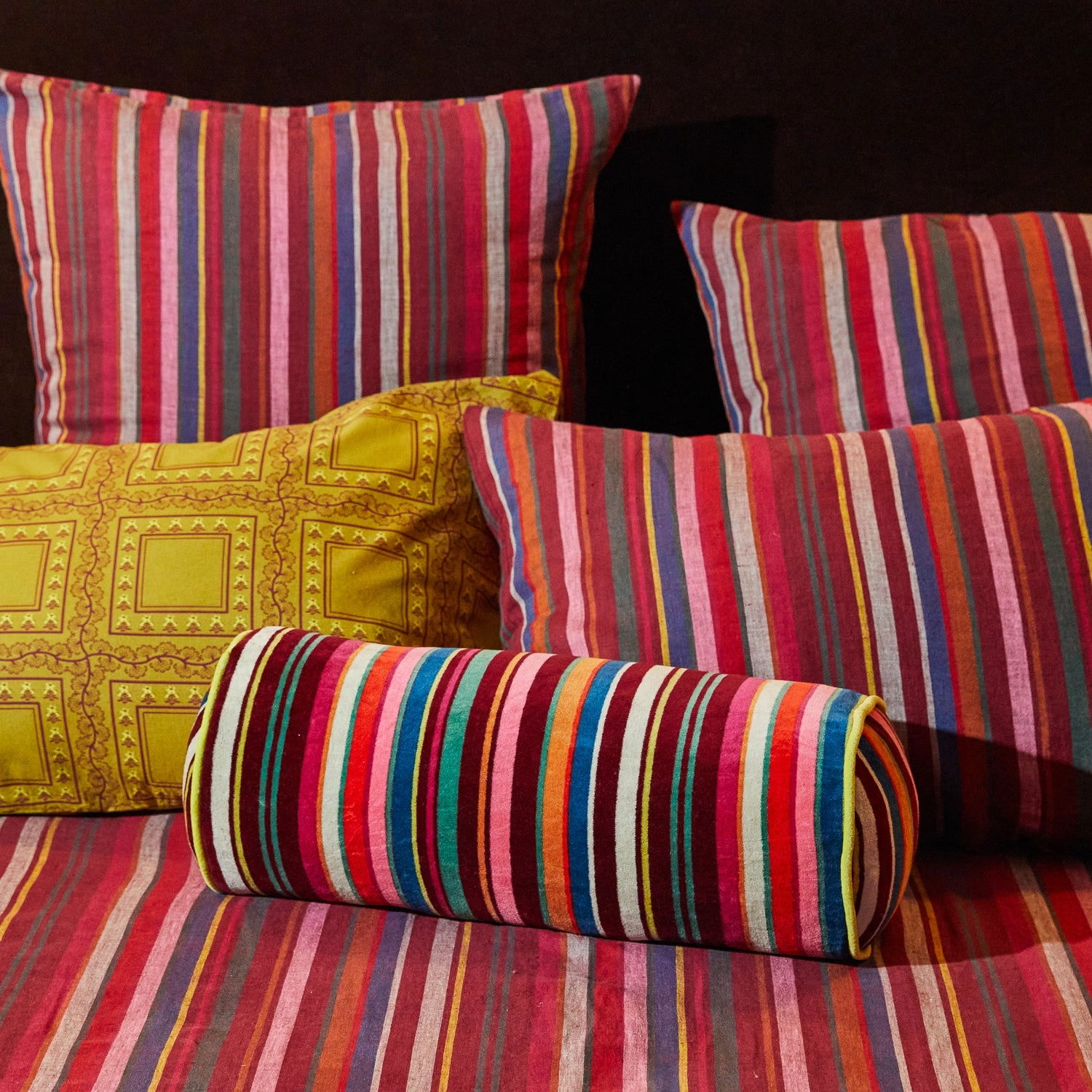 Corinne Velvet Bolster
