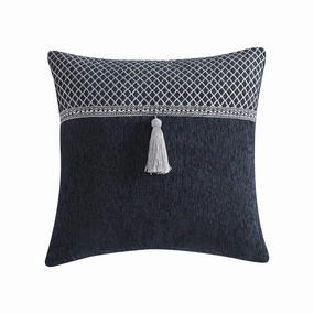 Coronet Ink Square Cushion by Davinci