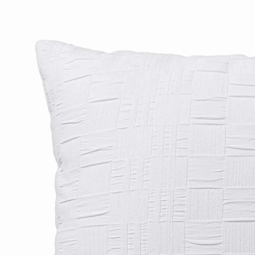 Cosmo White Cushion 43 x 43cm by Bianca