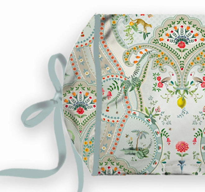 Curious Animals 22x70cm Filled Roll Cushion White