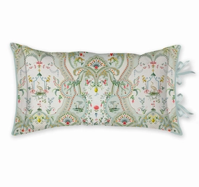 Curious Animals 35x60cm Filled Cushion White