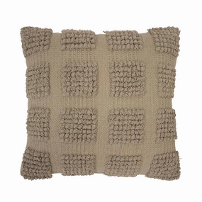 Dawson Cushion 45x45cm Almond by Bambury