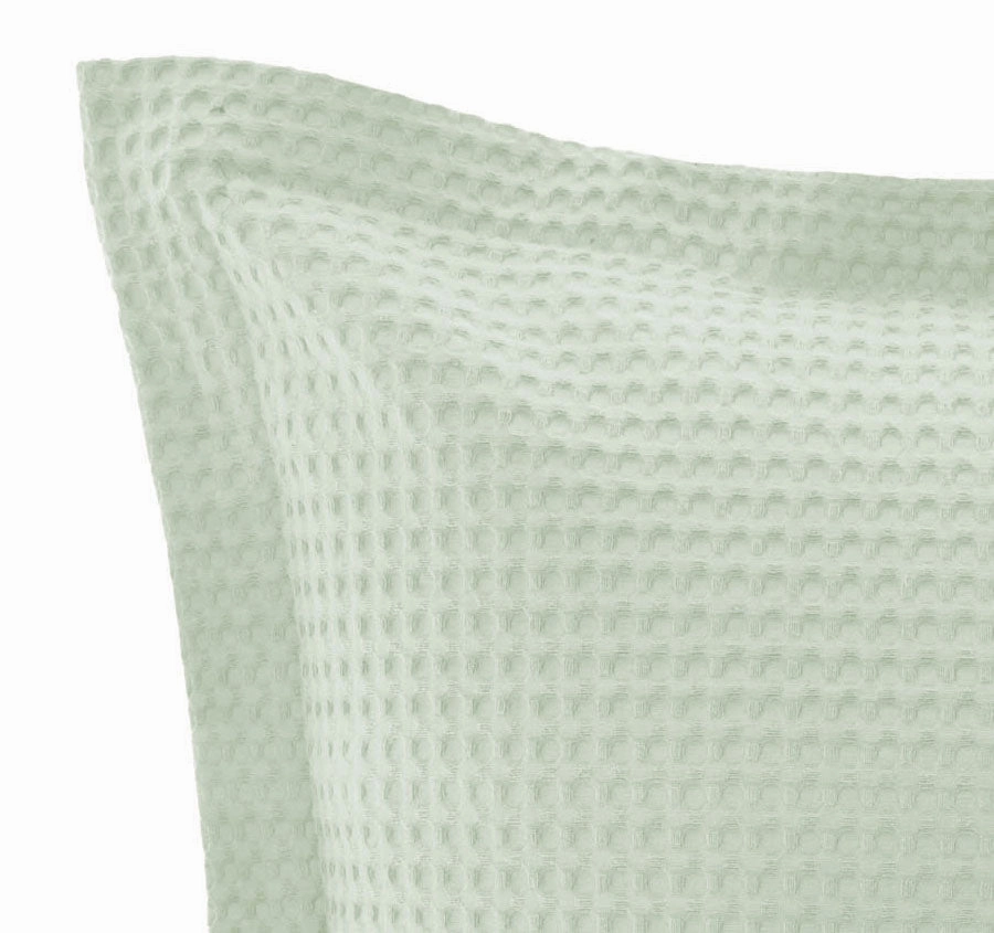 Deluxe Waffle European Pillowcase Mist