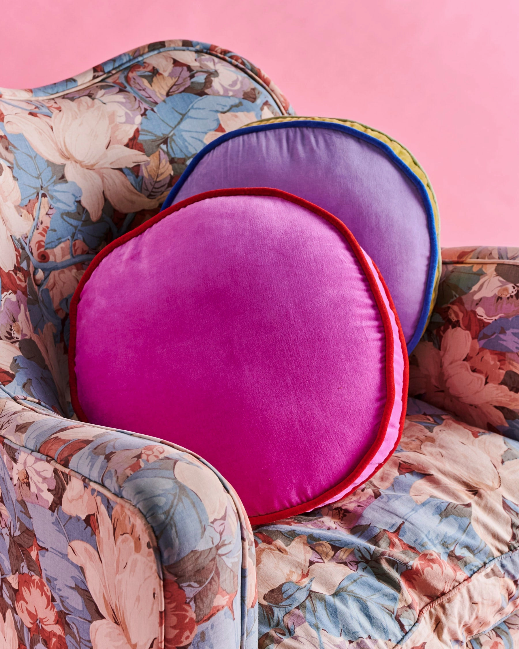 Dreamer Velvet Pea Cushion