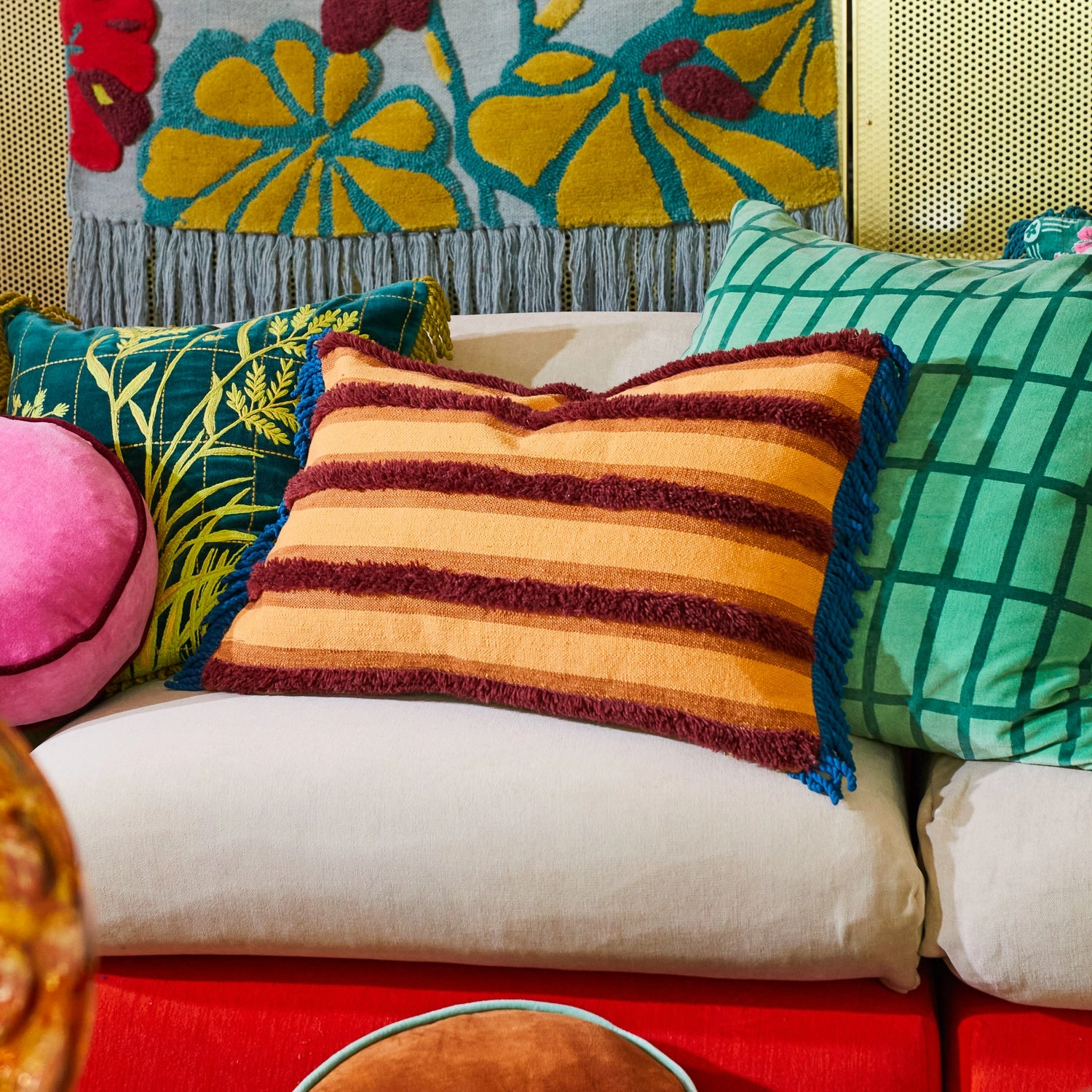 Dumas Tufted Cushion - Kent