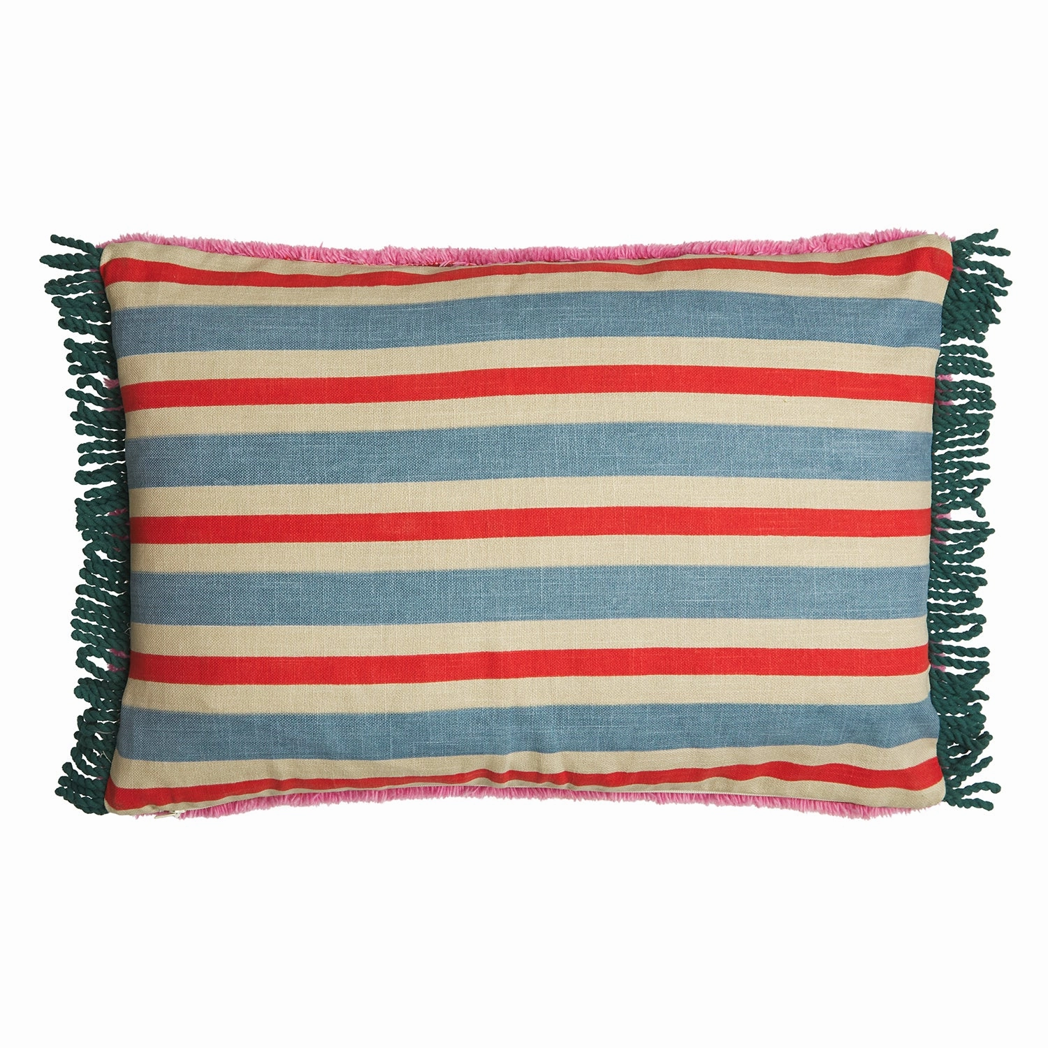 Dumas Tufted Cushion - Scarlet