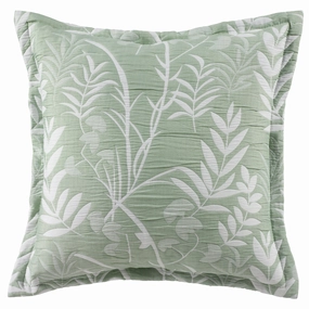 Eden Square Sage Cushion by Bianca