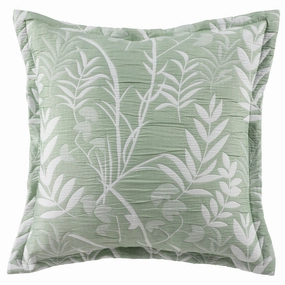 Eden Square Sage Cushion by Bianca