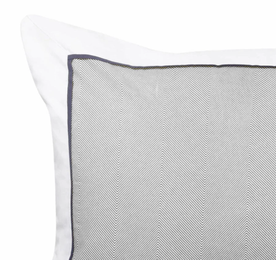 Essex 30x60cm Filled Cushion Pewter
