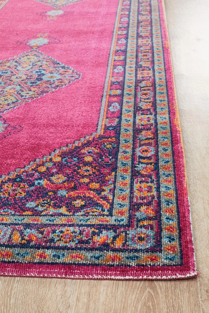 Eternal 910 Runner Rug (Pink) by Rug Culture