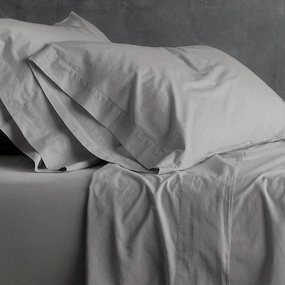 European Vintage Washed Sheet Set COAL by Park Avenue