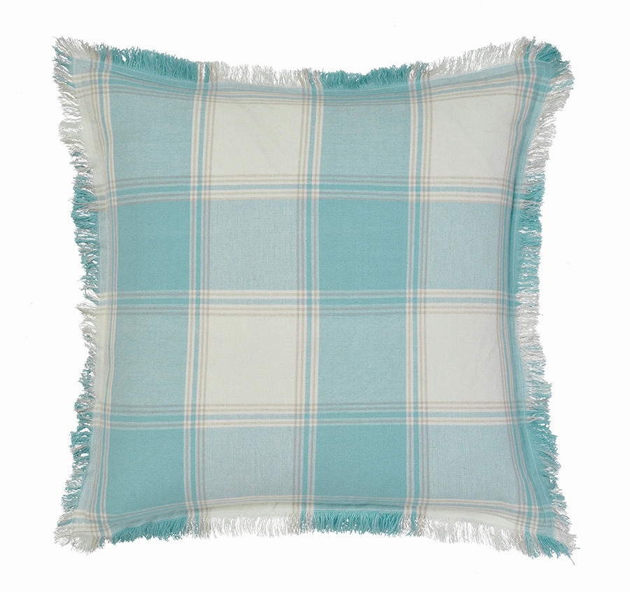 Evelina 48x48cm Filled Cushion Aqua