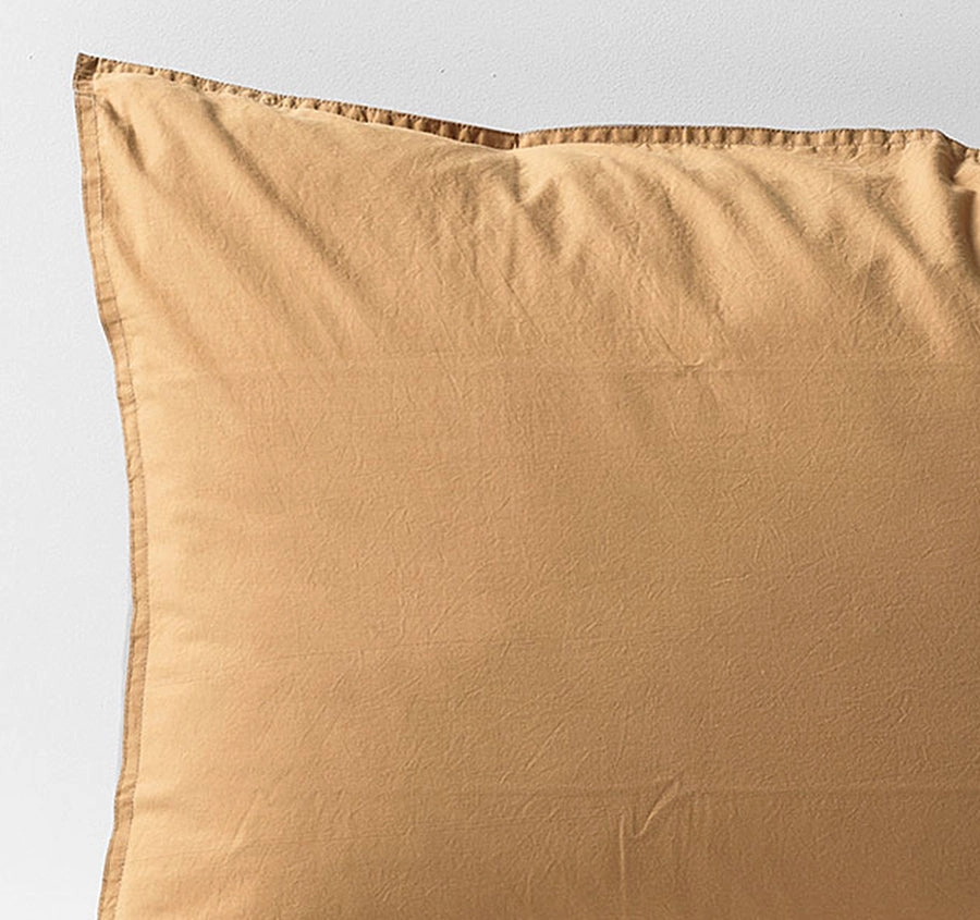 Evie Organic Cotton Standard Pillowcase Toasted Pecan