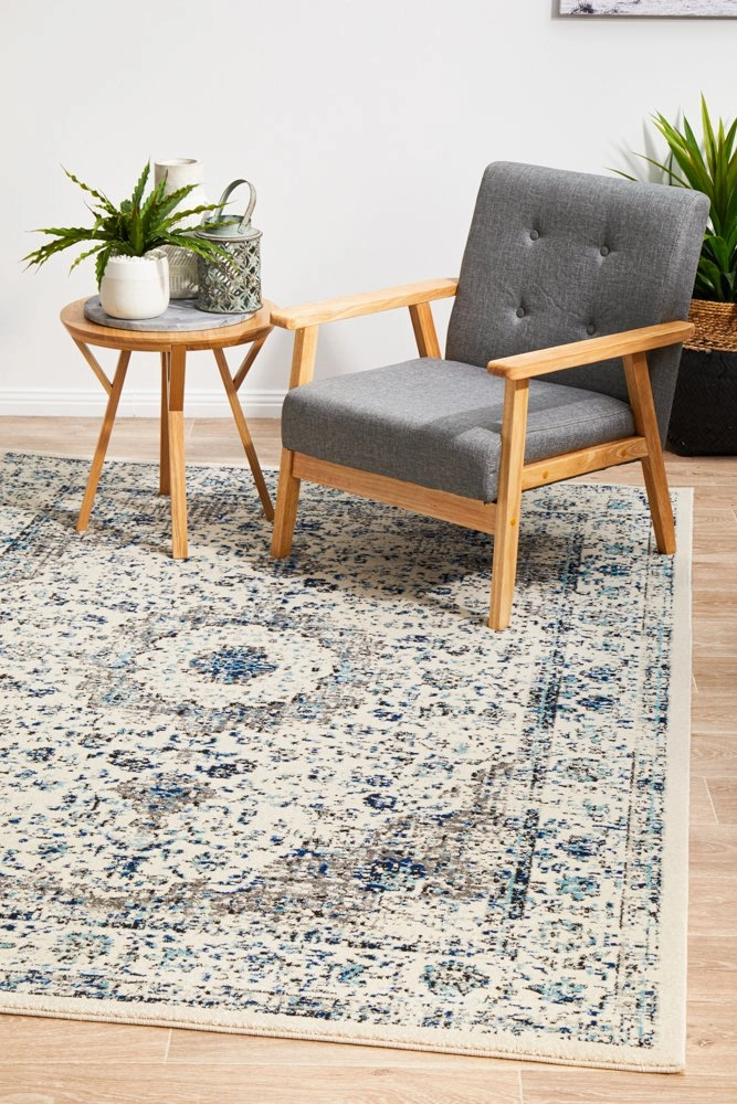 Evoke 251 Rug (White) by Rug Culture
