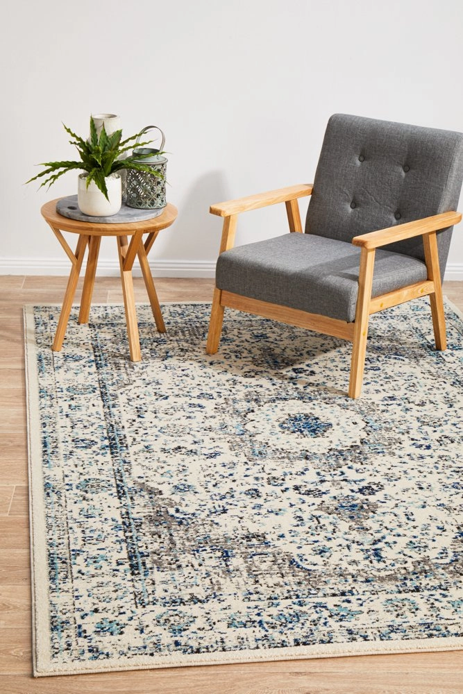 Evoke 251 Rug (White) by Rug Culture