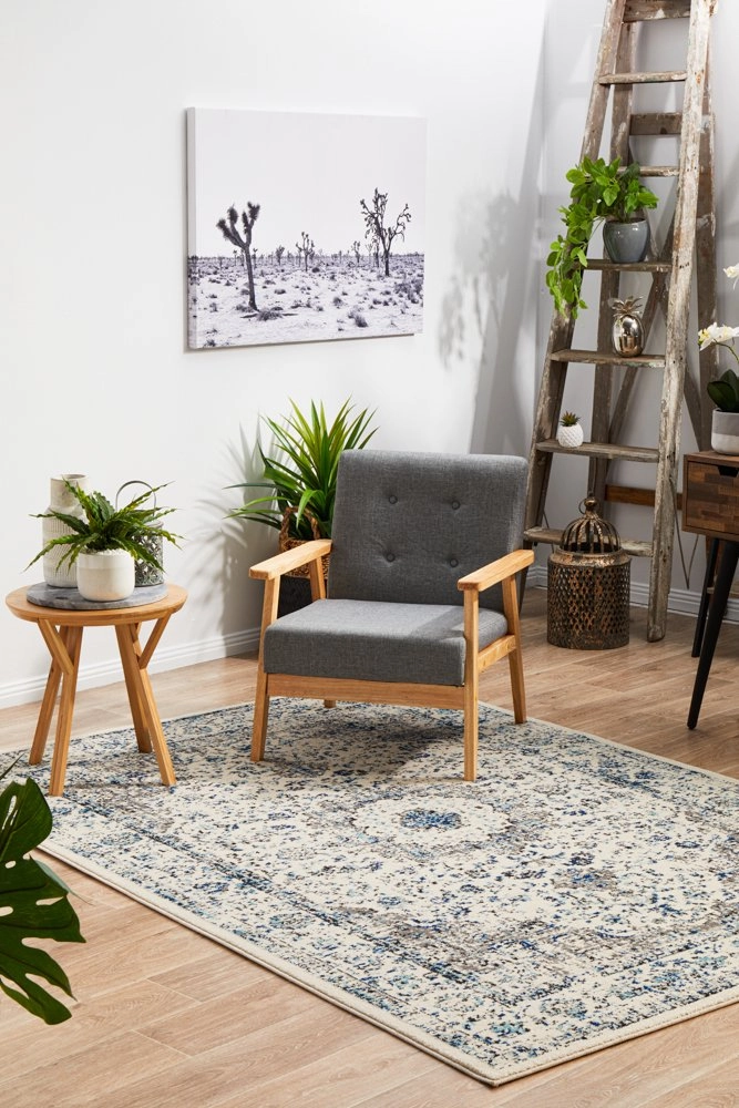 Evoke 251 Rug (White) by Rug Culture