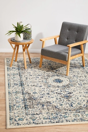 Evoke 251 Rug (White) by Rug Culture