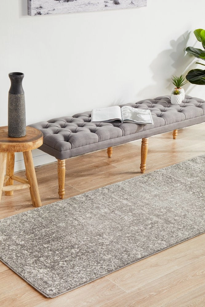 Evoke 252 Runner Rug (Grey) by Rug Culture