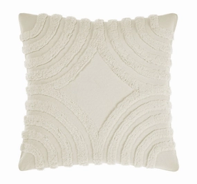 Farrah 48x48cm Filled Cushion Vanilla