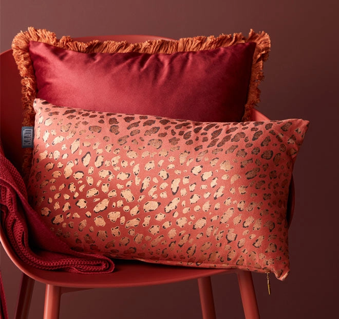 Felidea 30x50cm Filled Cushion Terra