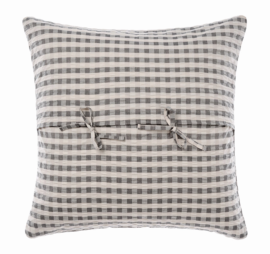 Ferrara European Pillowcase Charcoal