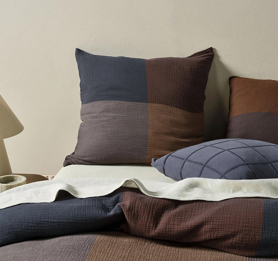Fletcher European Pillowcase Chestnut