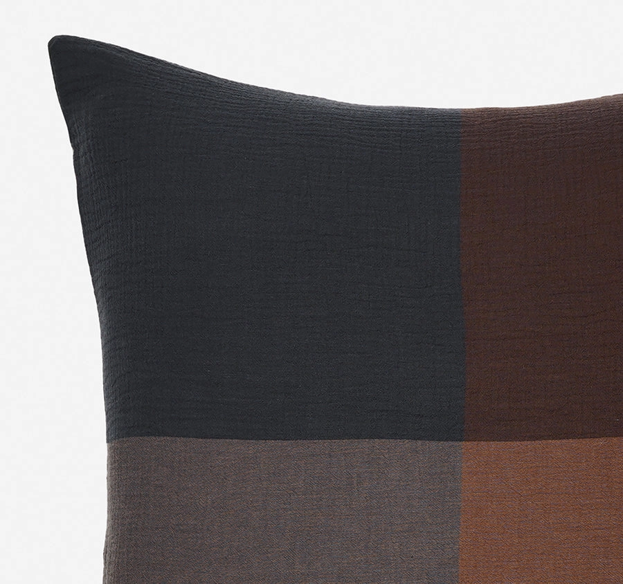 Fletcher European Pillowcase Chestnut