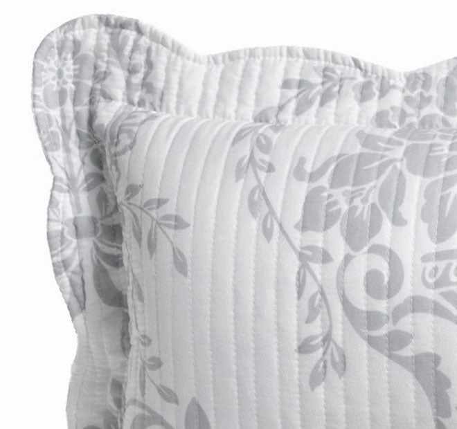 Florence 30x60cm Filled Cushion Grey