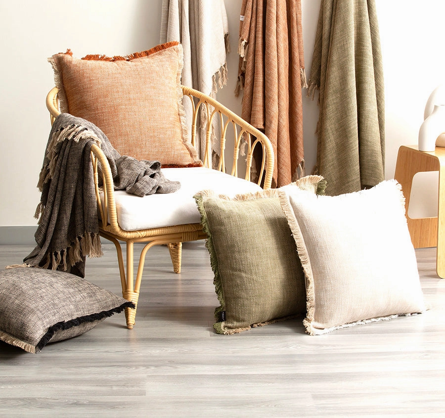 Franco 50x50cm Filled Cushion Olive
