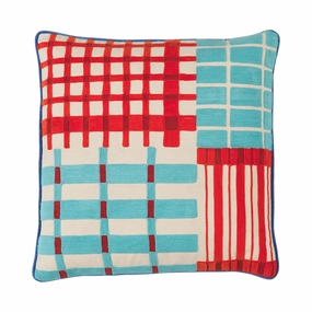 Fresno Soutache Cushion - Hydrangea