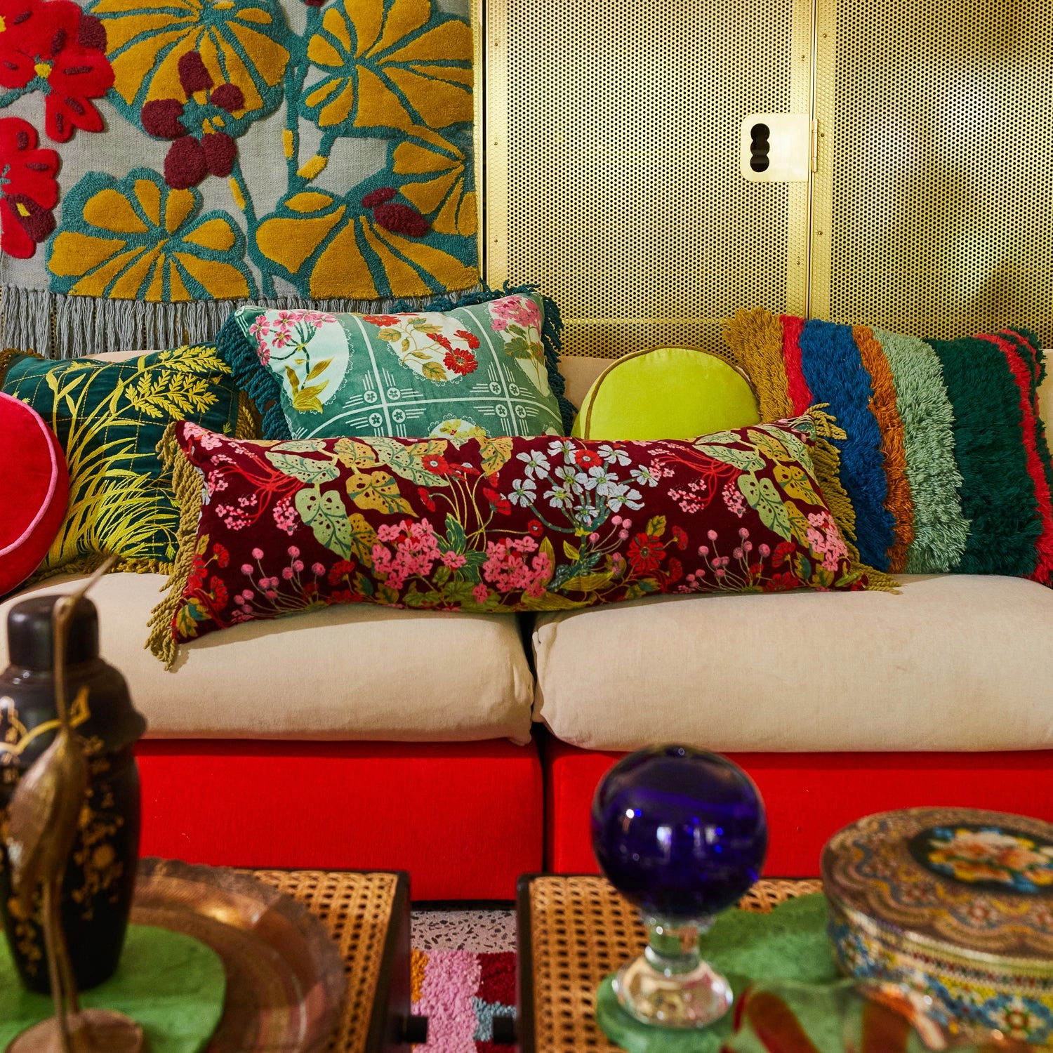 Genevieve Velvet Cushion