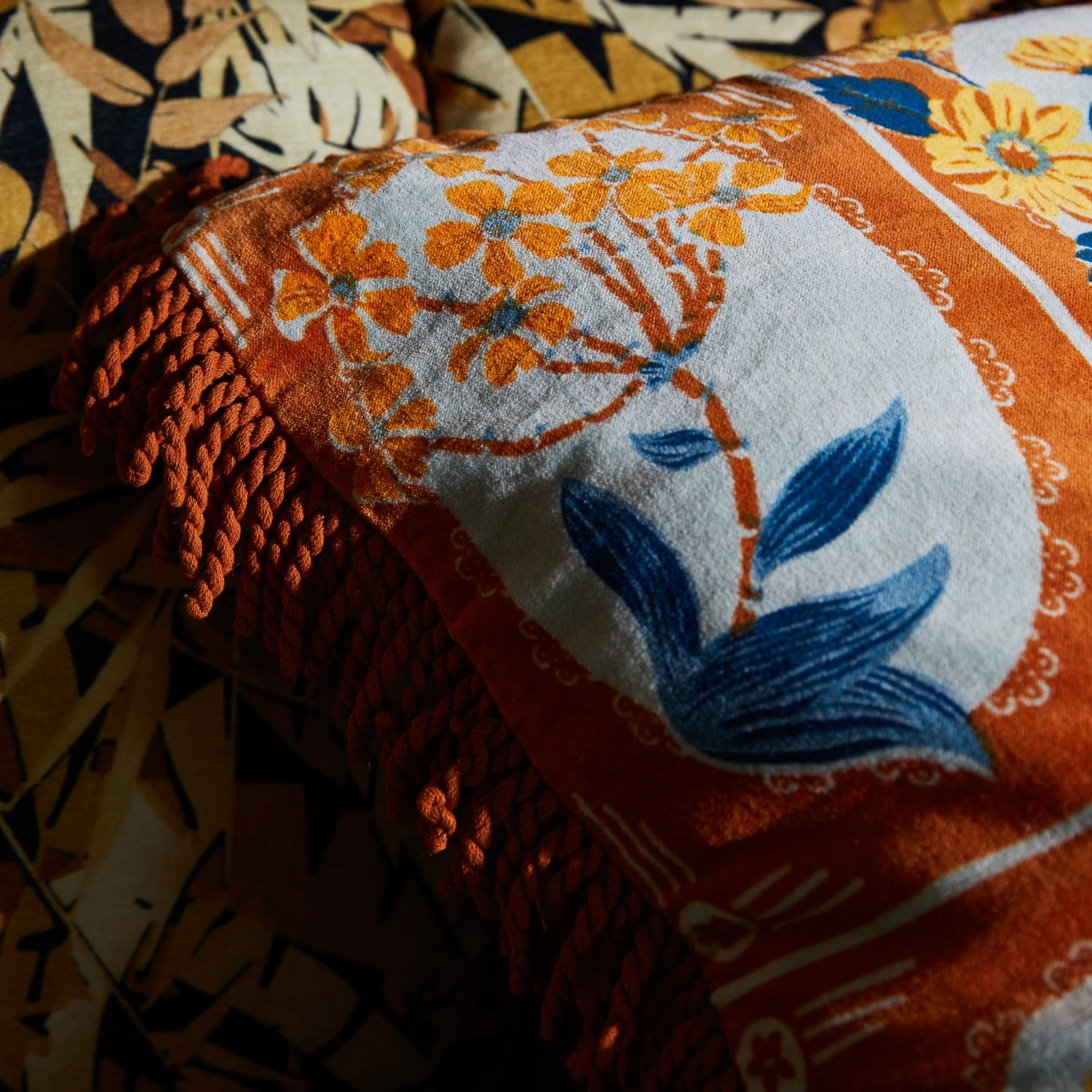 Gigi Velvet Cushion - Copper