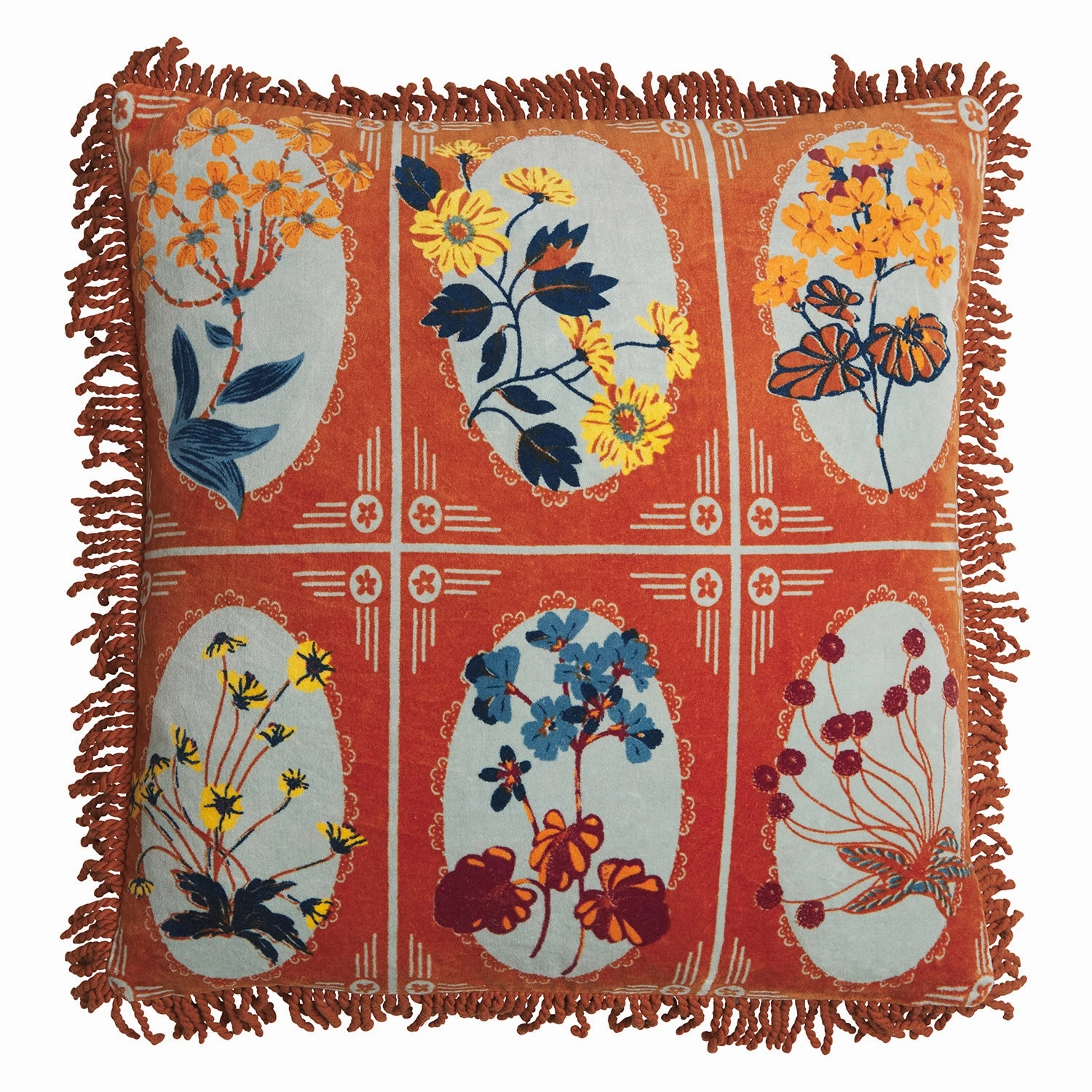 Gigi Velvet Cushion - Copper