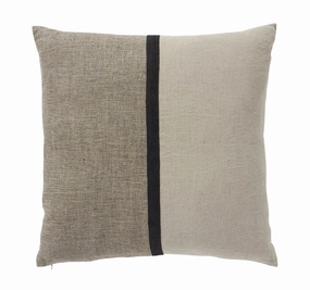 Hastings Stripe 50x50cm Filled Cushion Brown