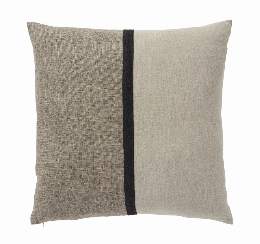 Hastings Stripe 50x50cm Filled Cushion Brown