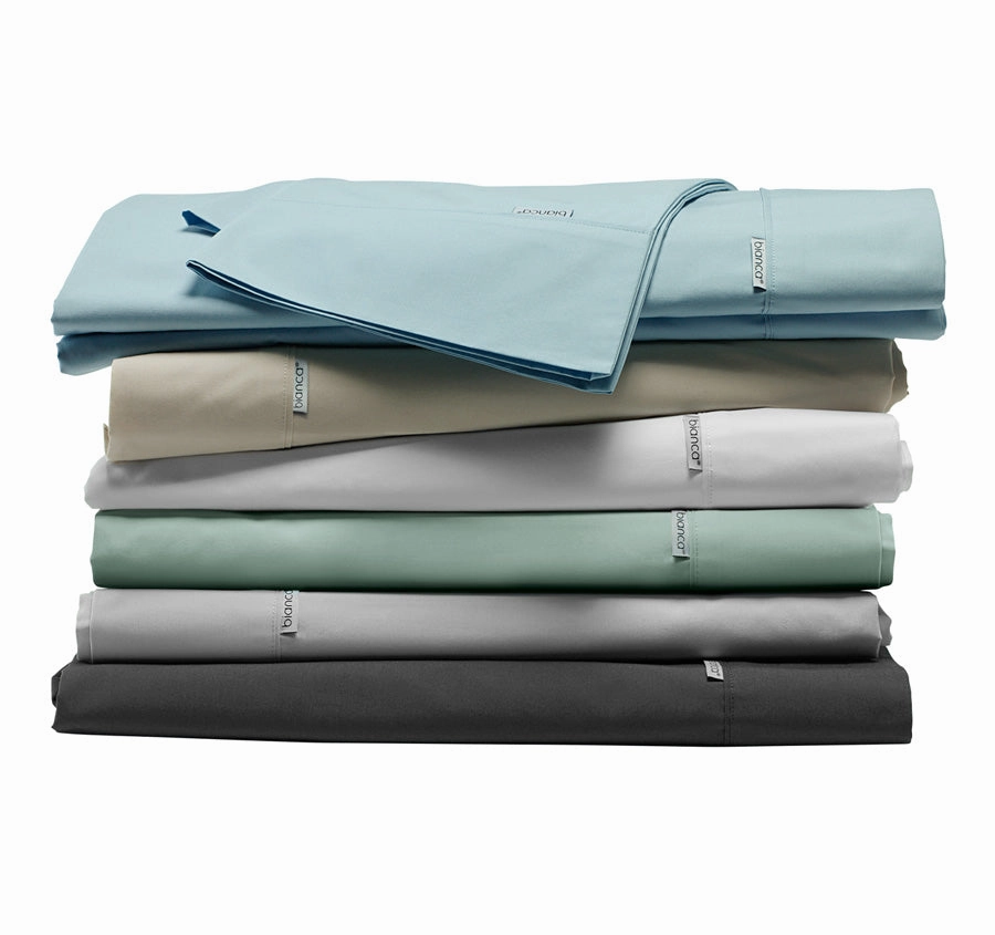 Heston 300THC Cotton Percale Mega Sheet Set Range Charcoal