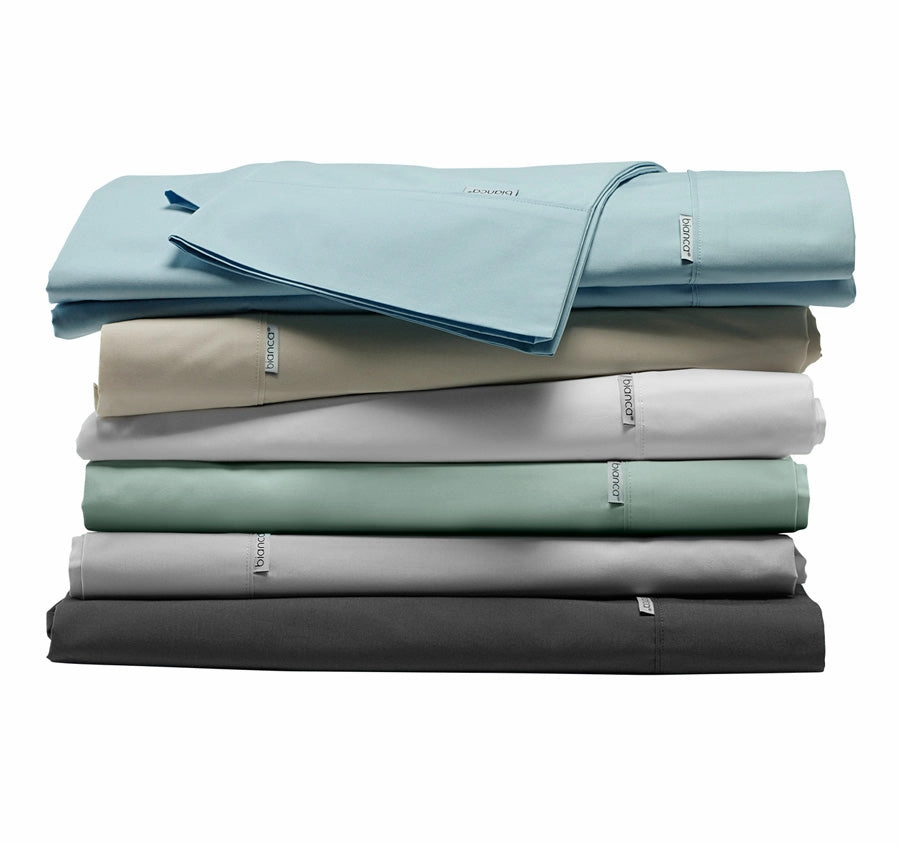 Heston 300THC Cotton Percale Mega Sheet Set Range Silver