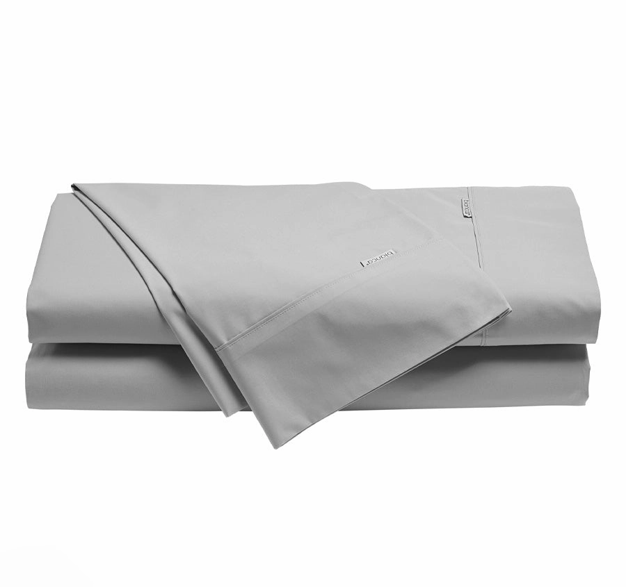Heston 300THC Cotton Percale Mega Sheet Set Range Silver