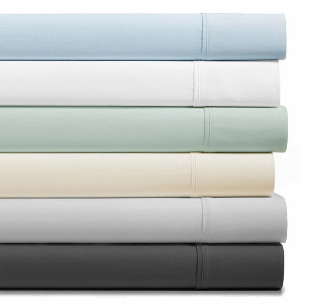 Hotel Augusta 500THC Cotton Sateen Mega Fitted or Flat Sheet Range White