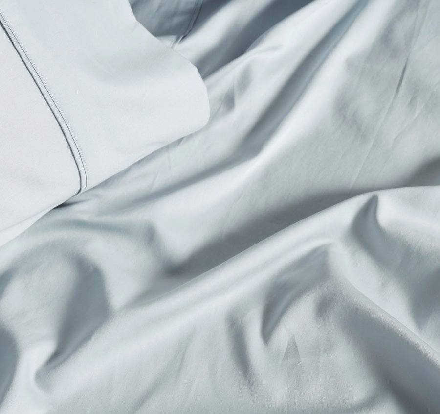 Hotel Augusta 500THC Cotton Sateen Mega Sheet Set Range Pale Blue