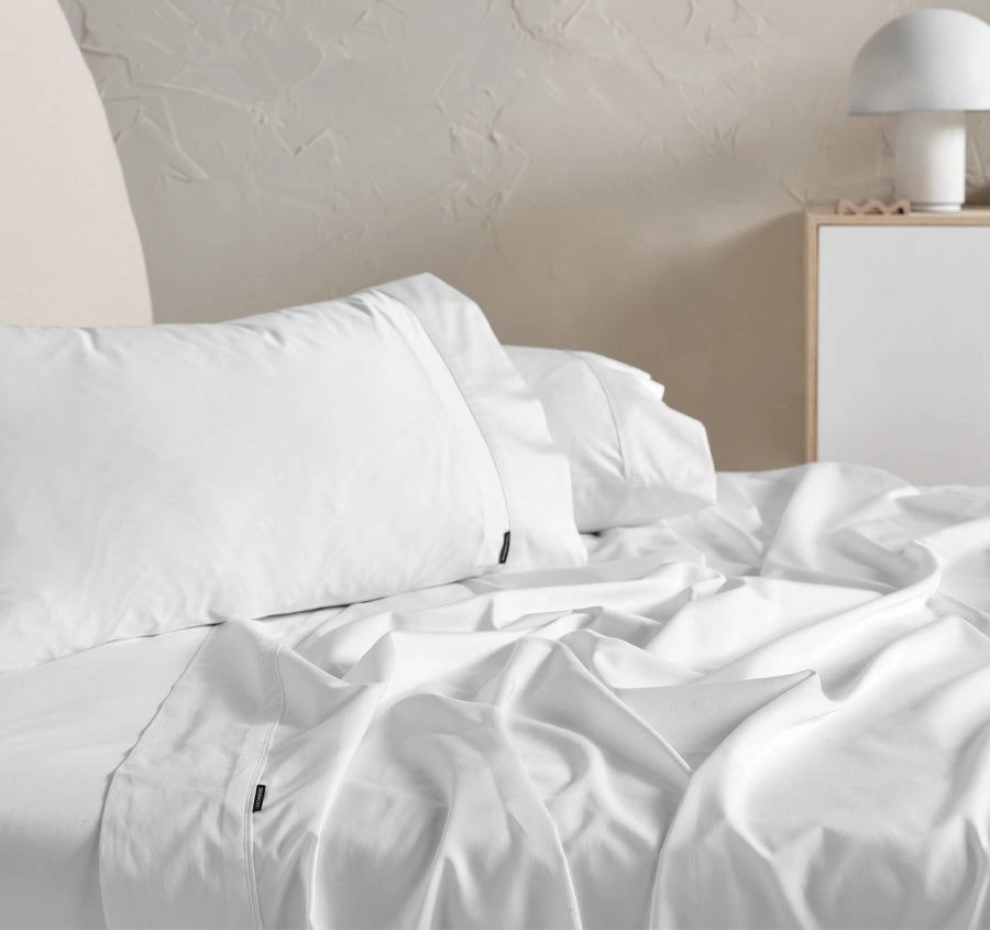 Hotel Augusta 500THC Cotton Sateen Mega Sheet Set Range White